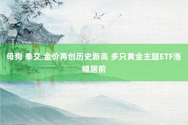 母狗 拳交 金价再创历史新高 多只黄金主题ETF涨幅居前